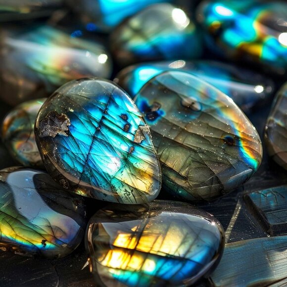 Live Show Listing - Loose Labradorite Gemstone - Picture 1 of 1